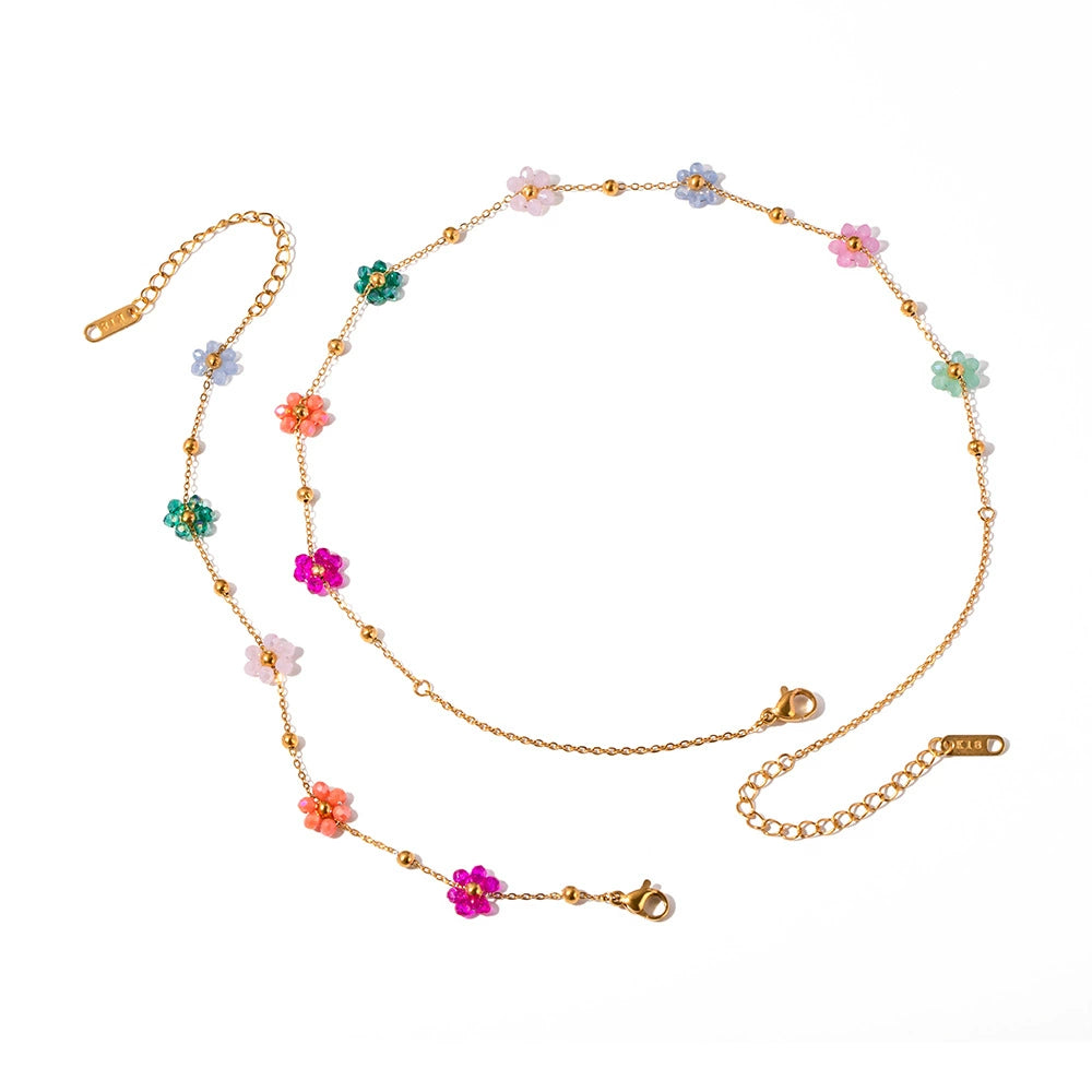 Zinnia Bracelet & Necklace