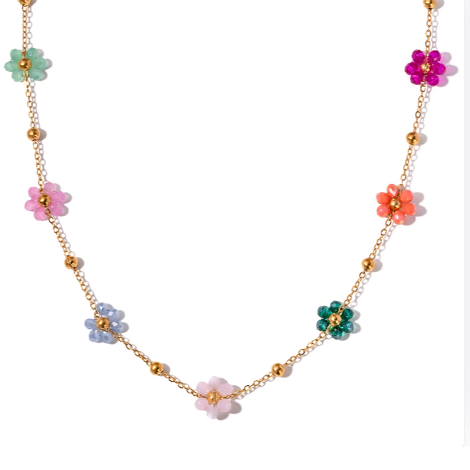 Zinnia Bracelet & Necklace